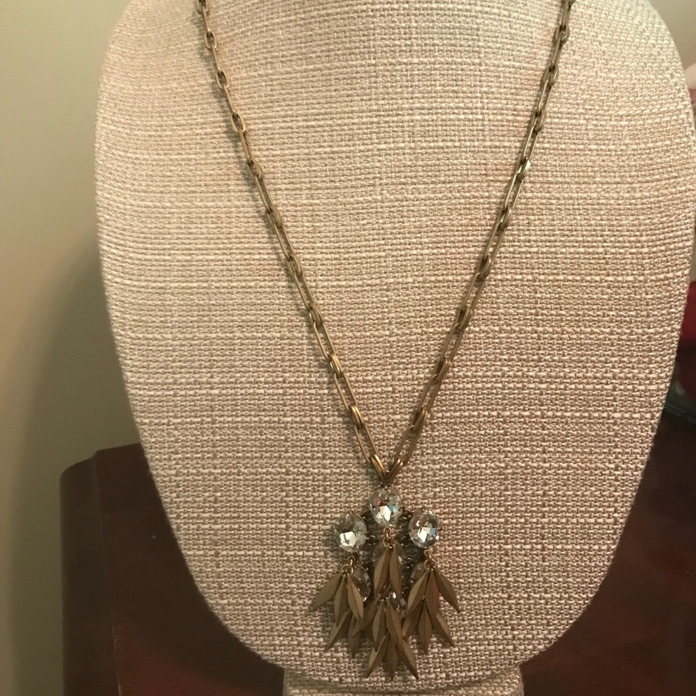 J crew long necklace